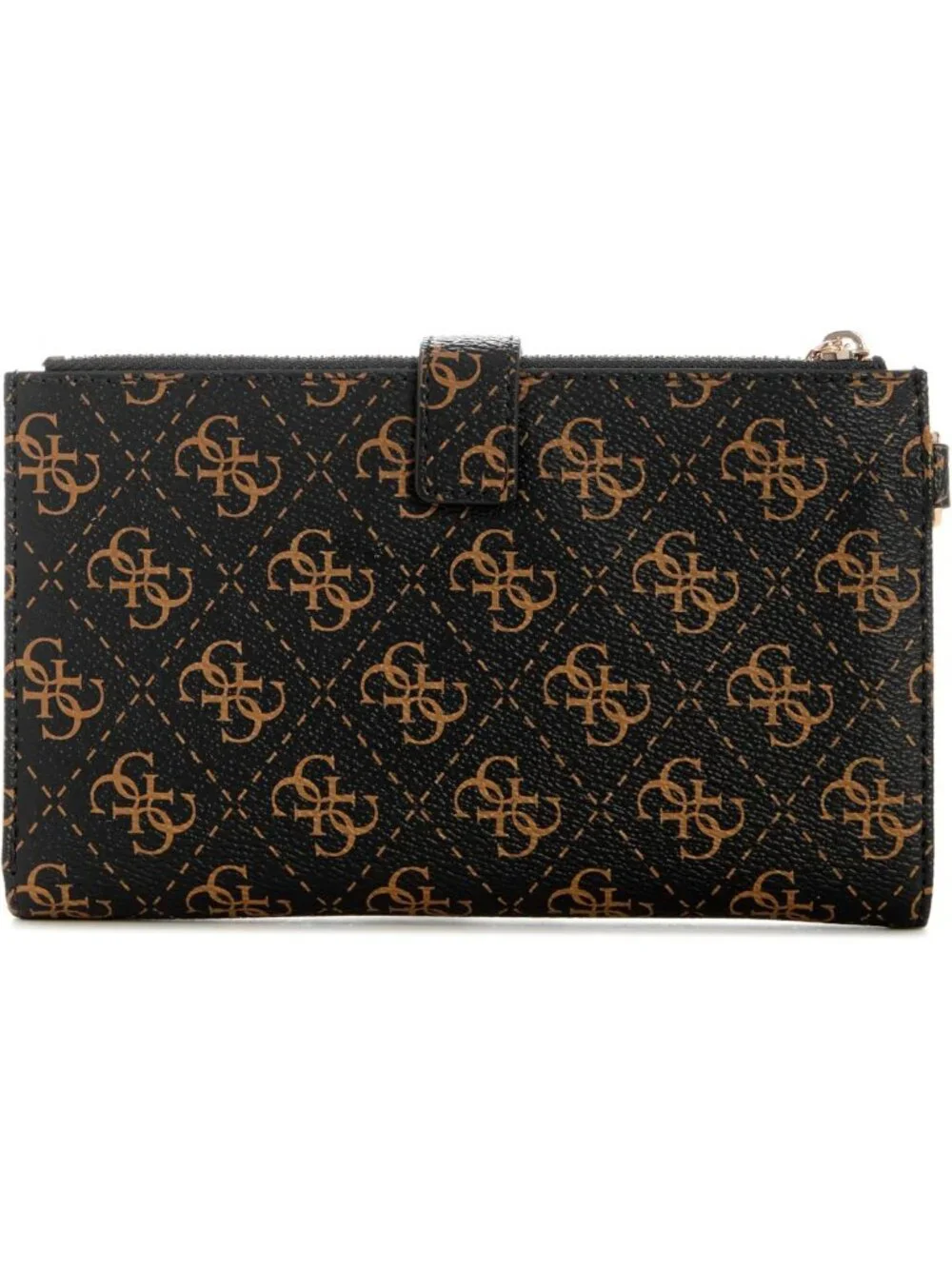 Stylish Double Zip Organizer Wallet - Compact, Functional & Chic Accessory